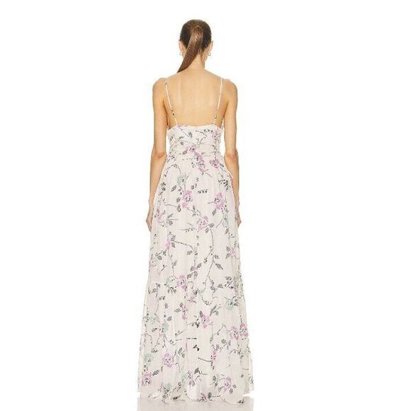 NWT Isabel Marant Etoile Giana Floral Maxi Dress Size 38 US 6 Ecru #1E502 - Picture 4 of 15